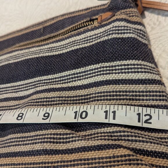 FOSSIL Shoulder bag Canvas and Leather Messenger with Tapestry and Leather - Picture 10 of 12